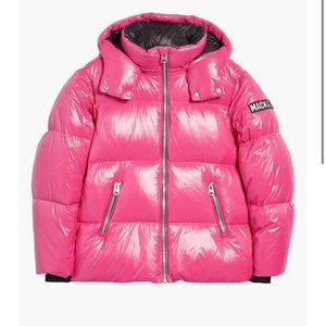 NWT Mackage Girls Jesse Lustrous Light Down Jacket in Lotus‎